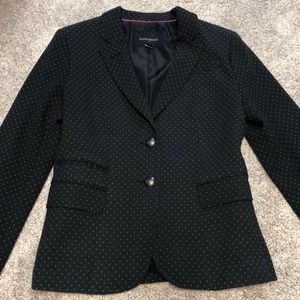 Banana Republic Blazer. Perfect condition. Just dry cleaned. Black w white dots.